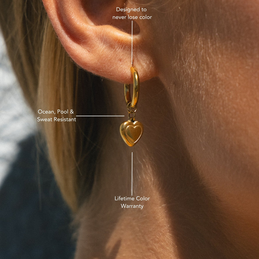 Boucles Cœur Délicat