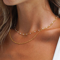 Ras-de-cou Double Perles