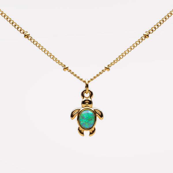 Collier Tortue Opale