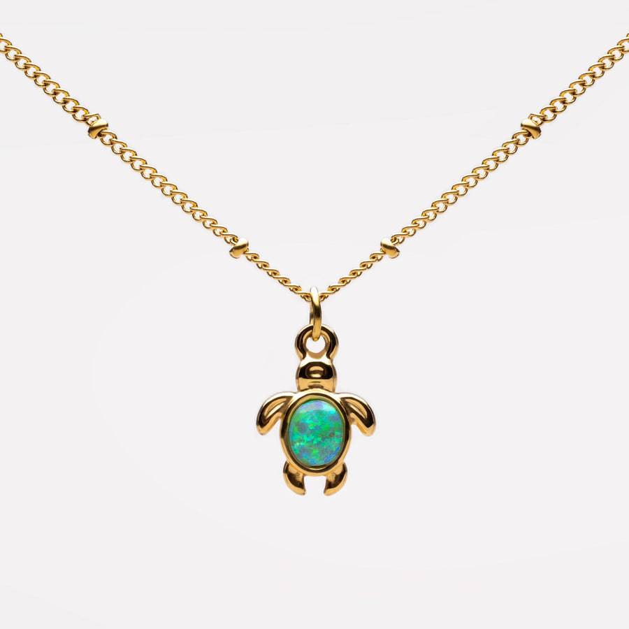 Collier Tortue Opale
