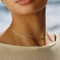 Collier Riviera Superposé