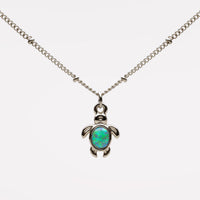 Collier Tortue Opale
