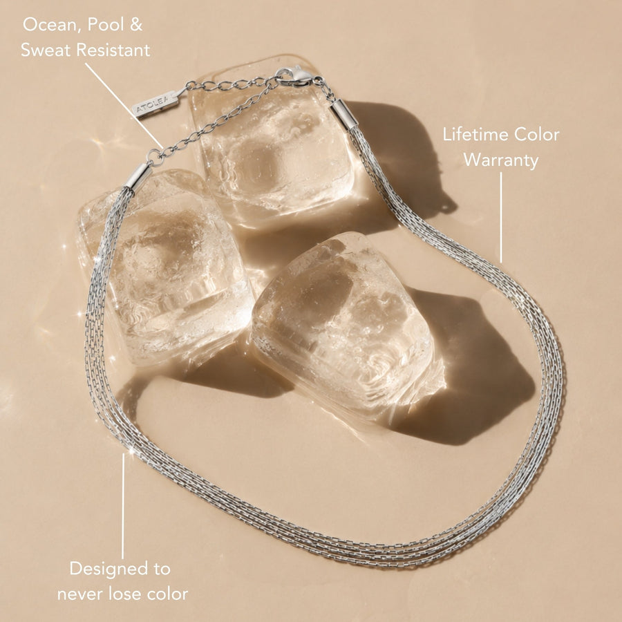 Collier Riviera Superposé